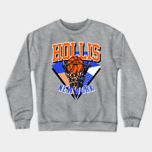 Hollis New York Basketball Throwback Crewneck Sweatshirt